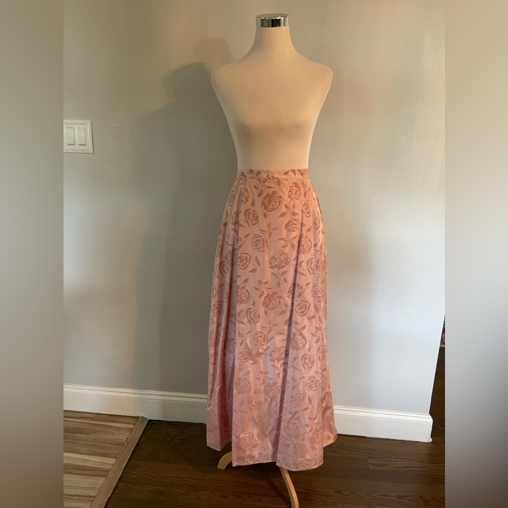 A Line Georgette Maxi Skirt